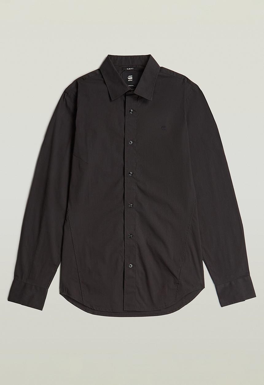 G-STAR - Uniform slim shirt l\s - black