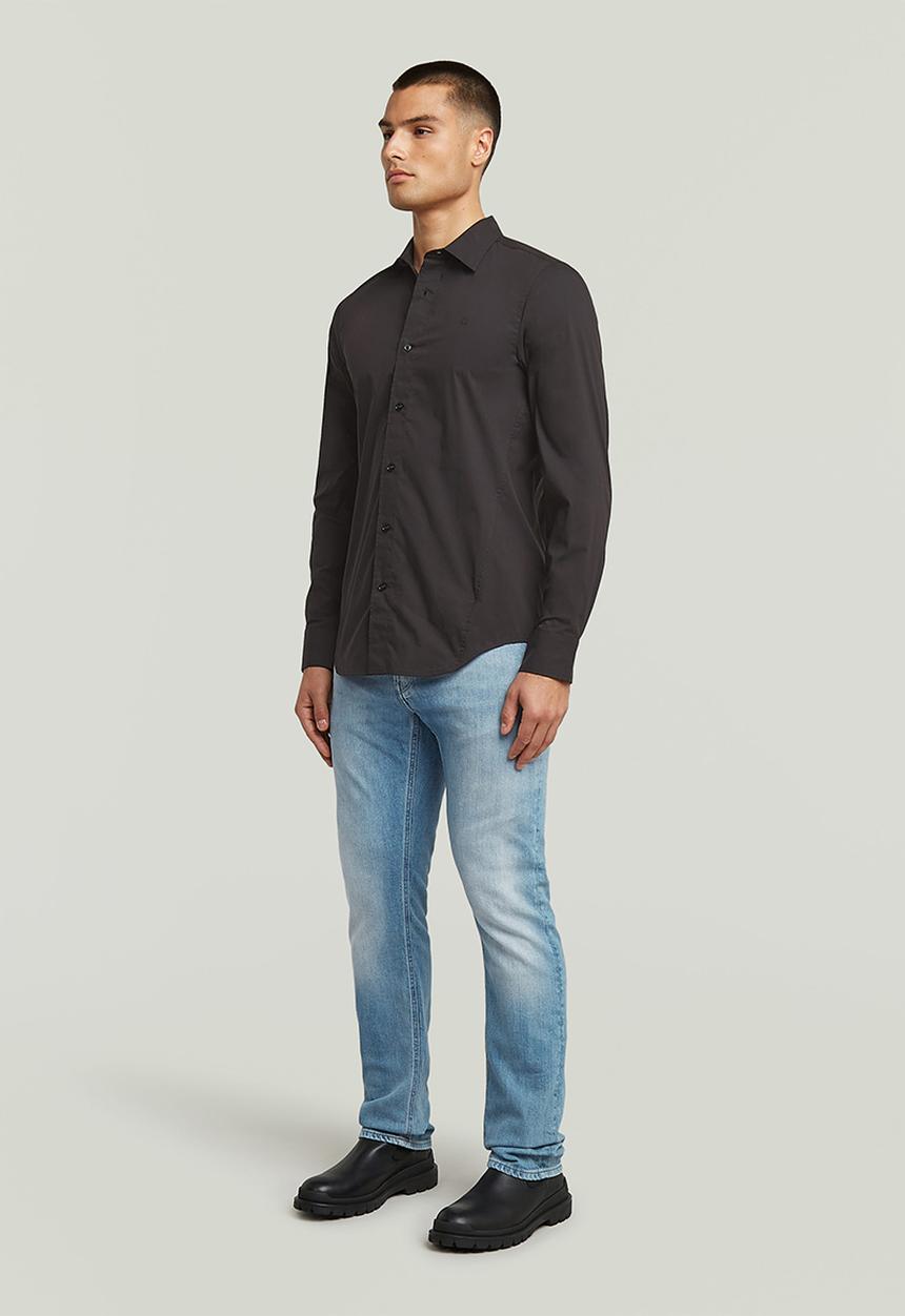 G-STAR - Uniform slim shirt l\s - black