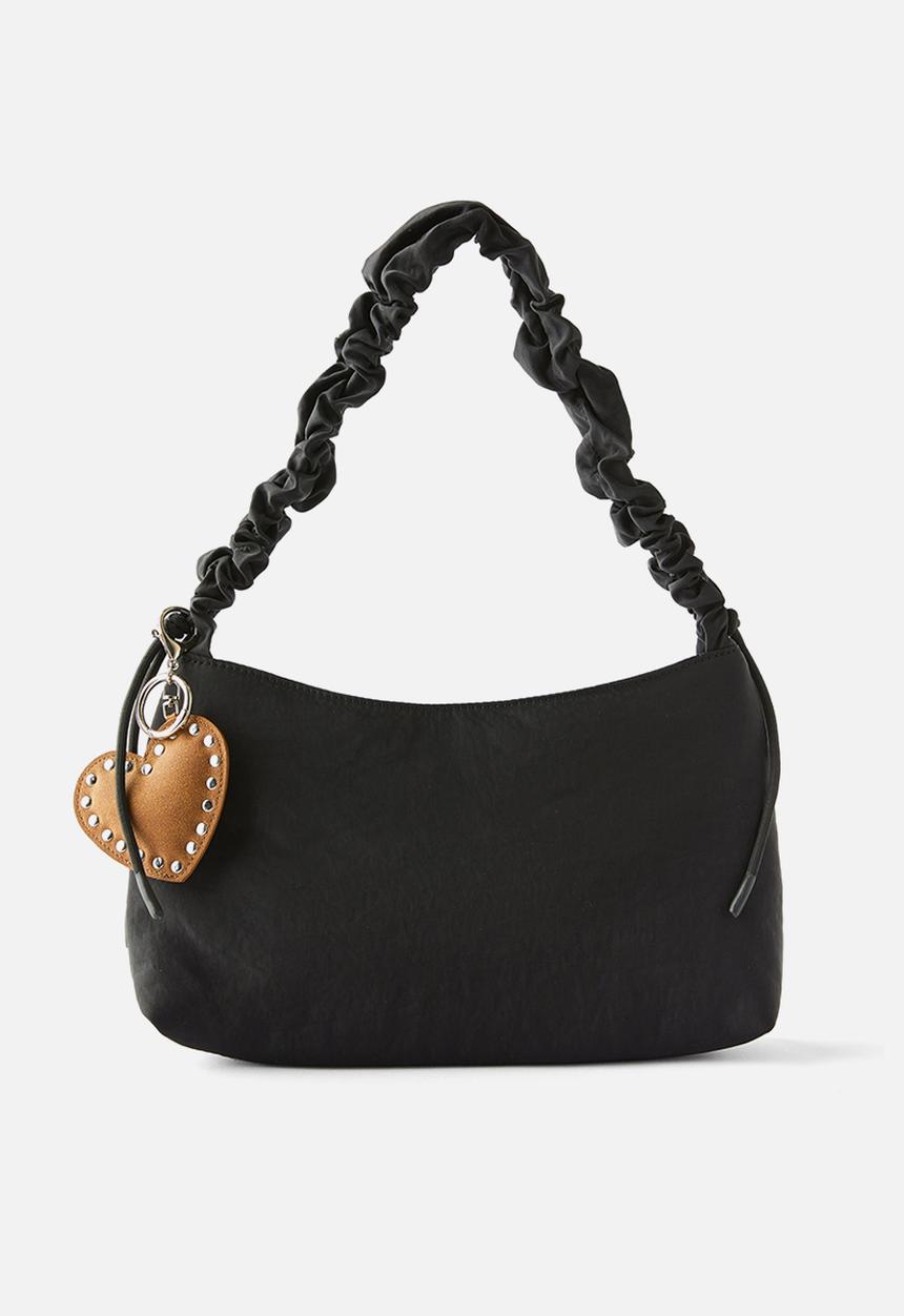 Rubi - Eden scrunch underarm bag- black