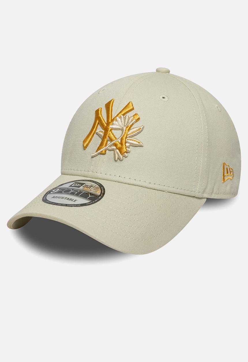 New Era - Floral icon 9Forty® New York Yankees - ivory