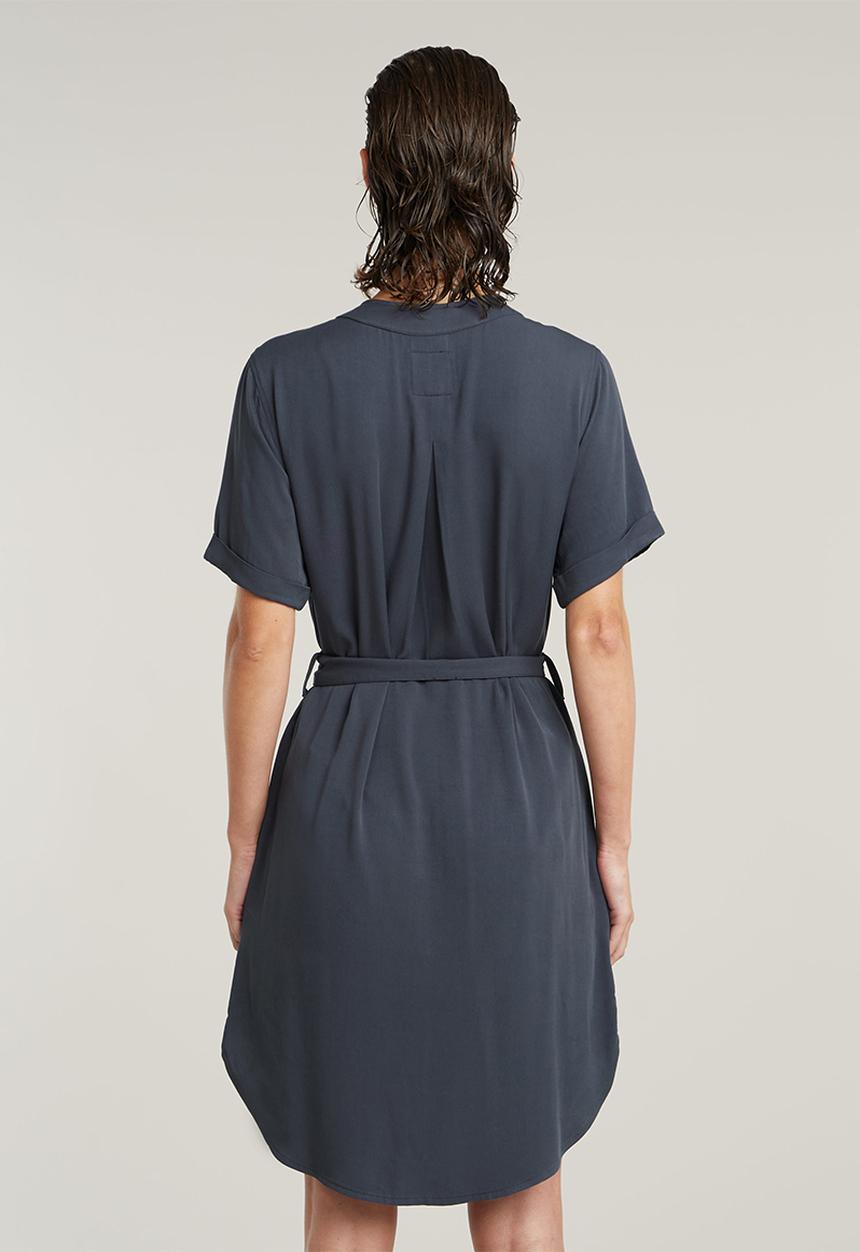 G-STAR - Belted Dress Wmn - Petrol