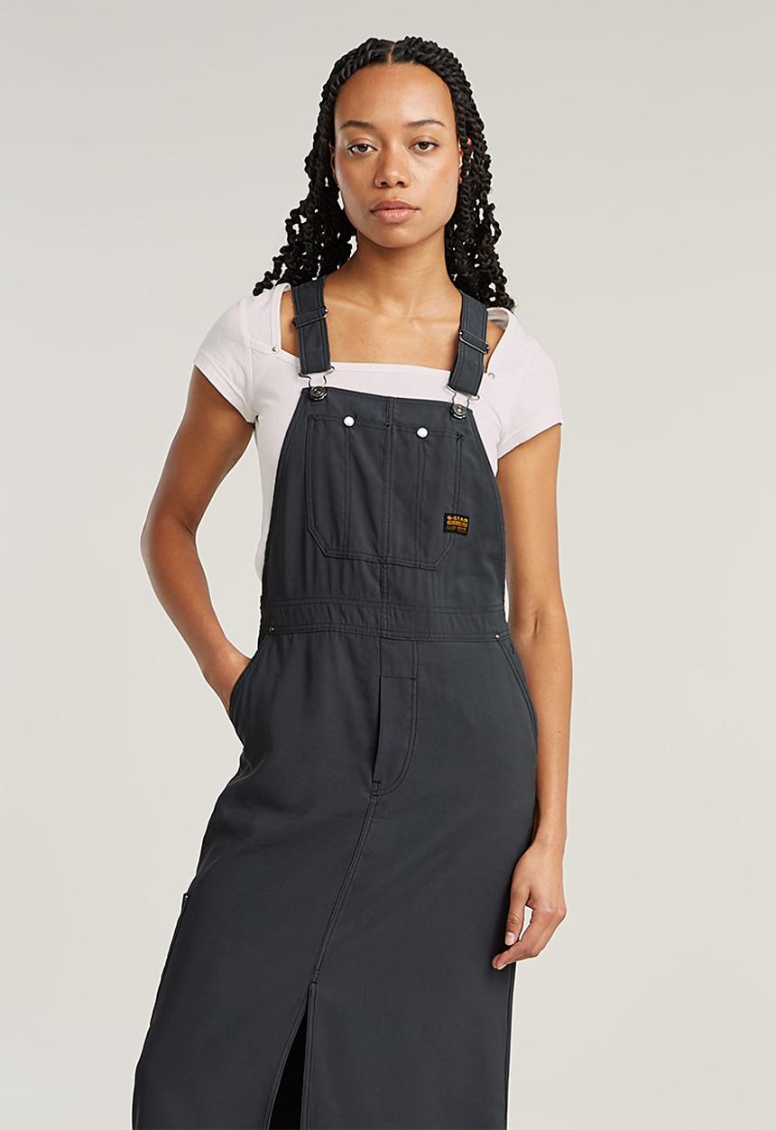 G-STAR - Dungaree Dress s\l Wmn - Petrol