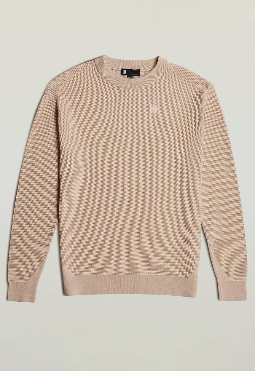 G-STAR - Serrated r knit - beige