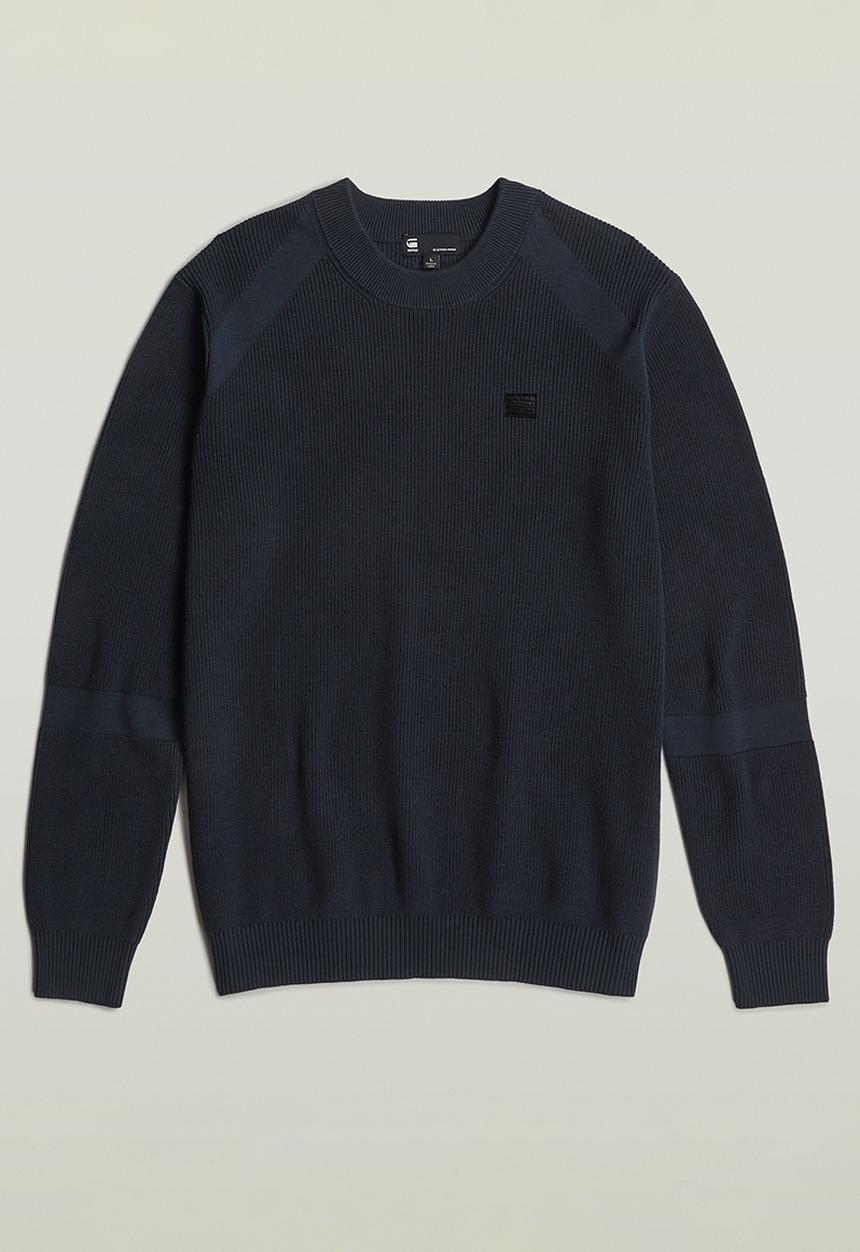 G-STAR - Detailed r knit - legion blue