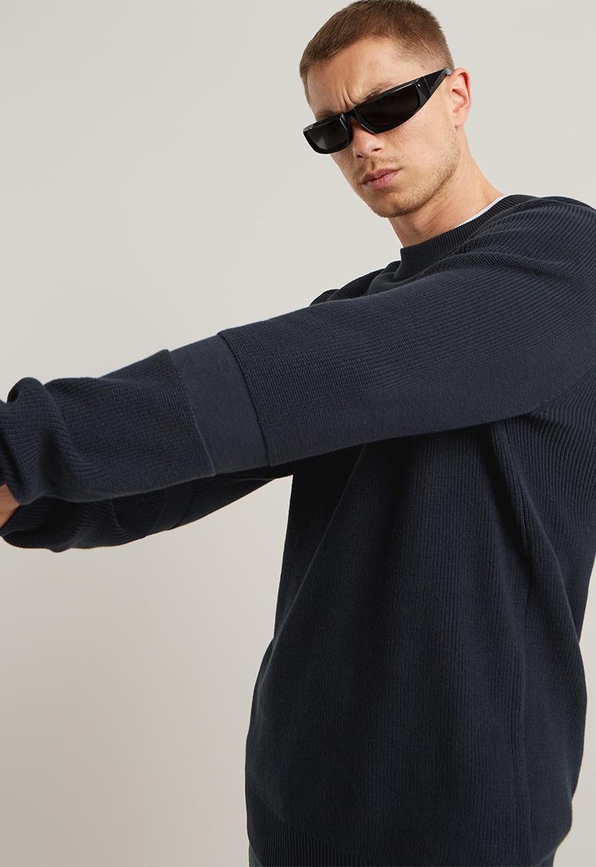 G-STAR - Detailed r knit - legion blue