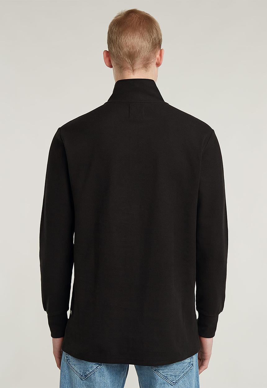 G-STAR - Half zip tweeter r t l\s - dk black