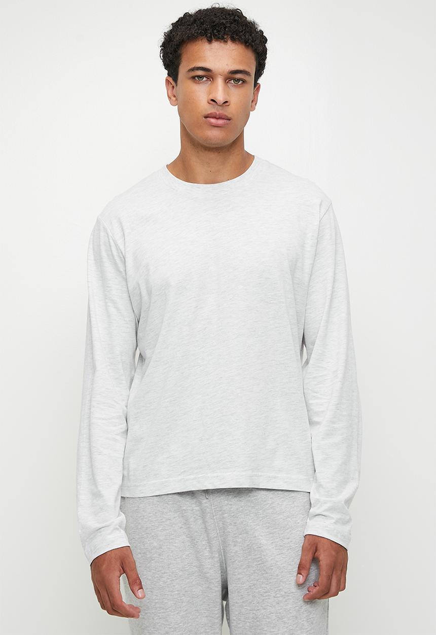 Cotton On - Organic Cropped Fit Long Sleeve - White Marle