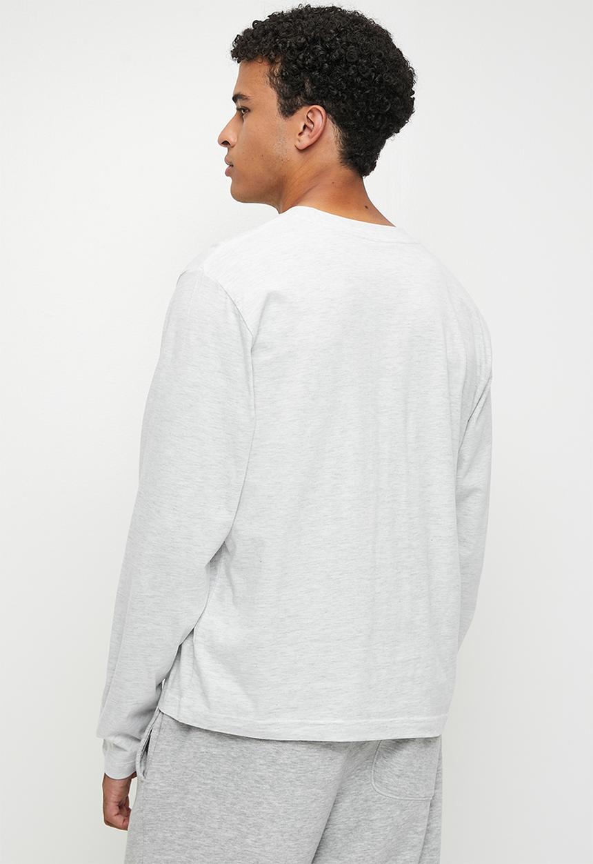 Cotton On - Organic Cropped Fit Long Sleeve - White Marle