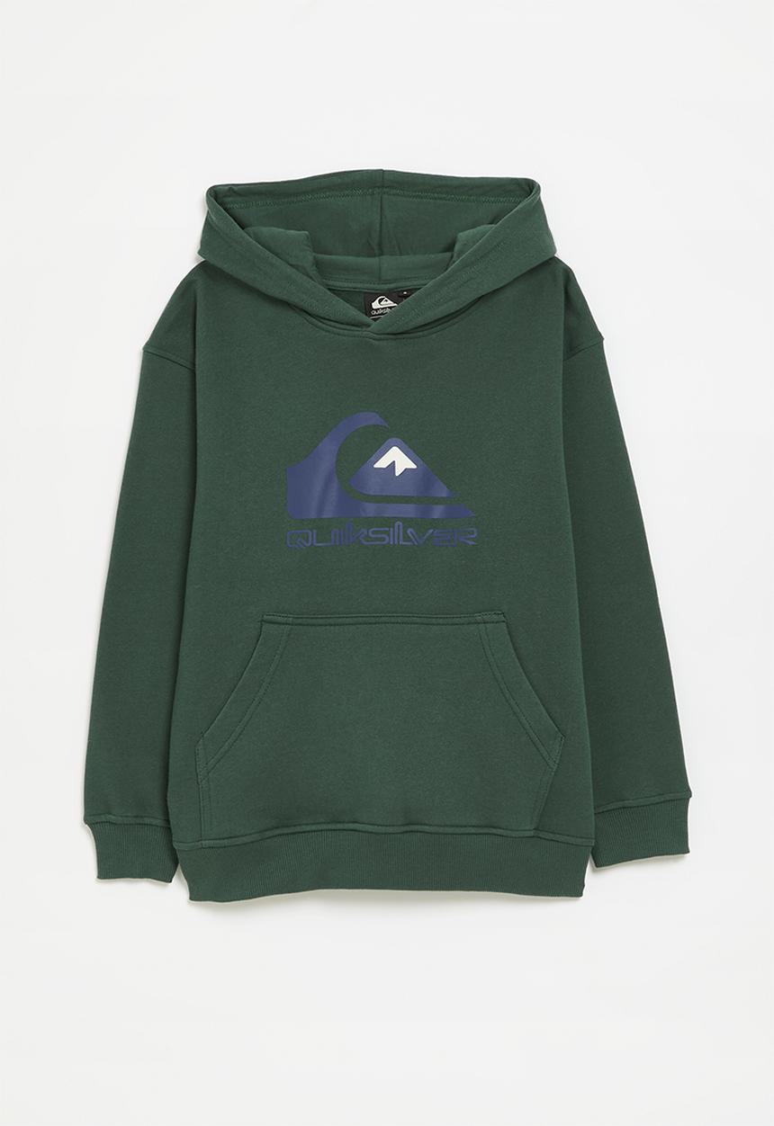 Quiksilver - Big logo hoodie boys - teal green