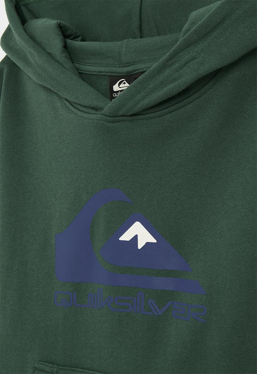 Quiksilver - Big logo hoodie boys - teal green