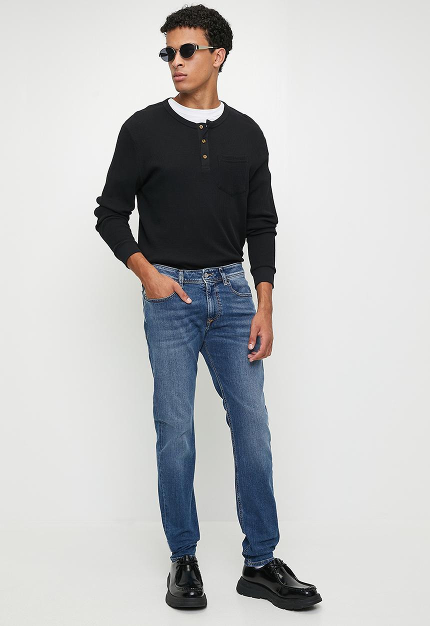 Diesel  - 1979 SLEENKER - Blue denim