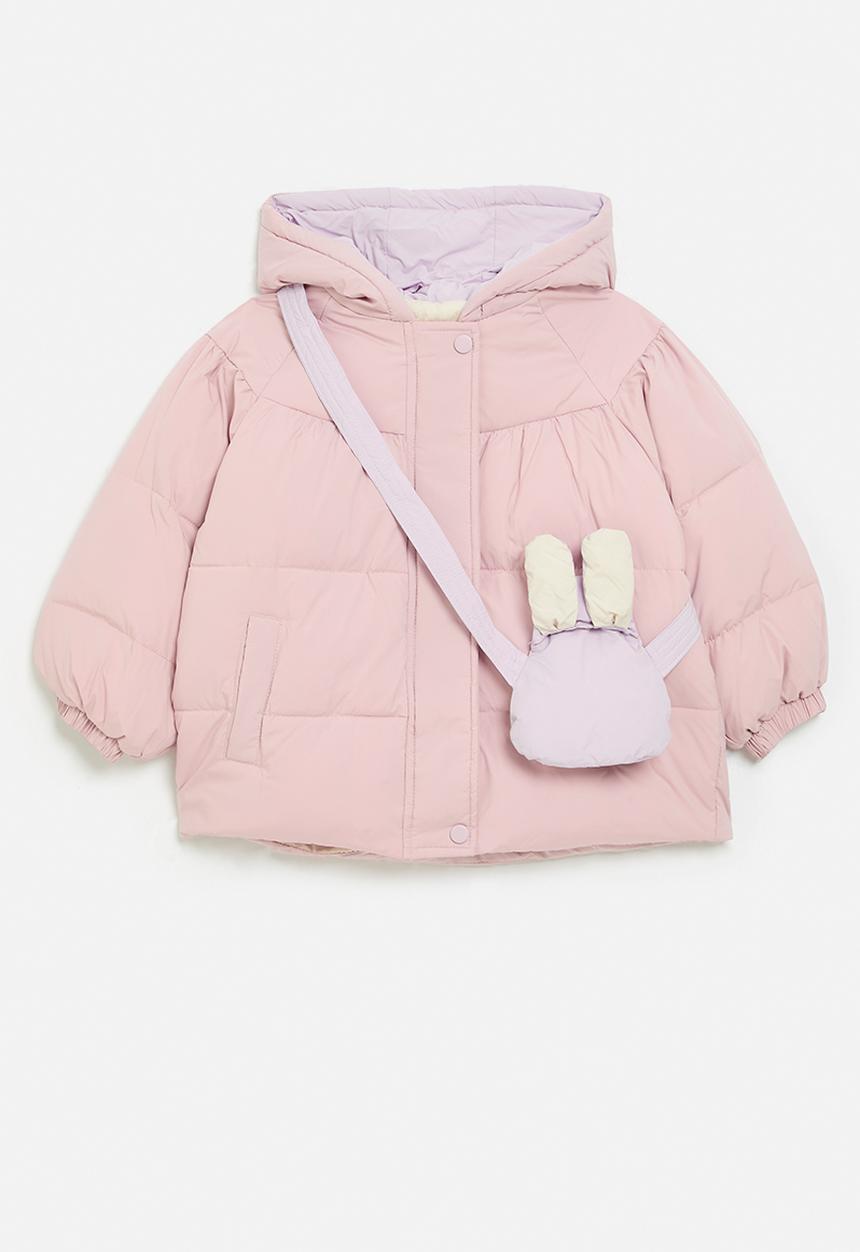 Pop Candy - Hooded puffer jacket-pink
