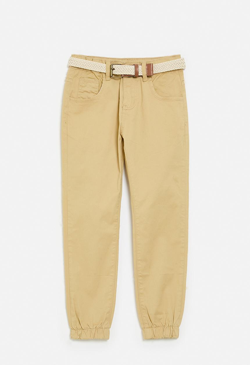 Pop Candy - Slim leg pants-khaki