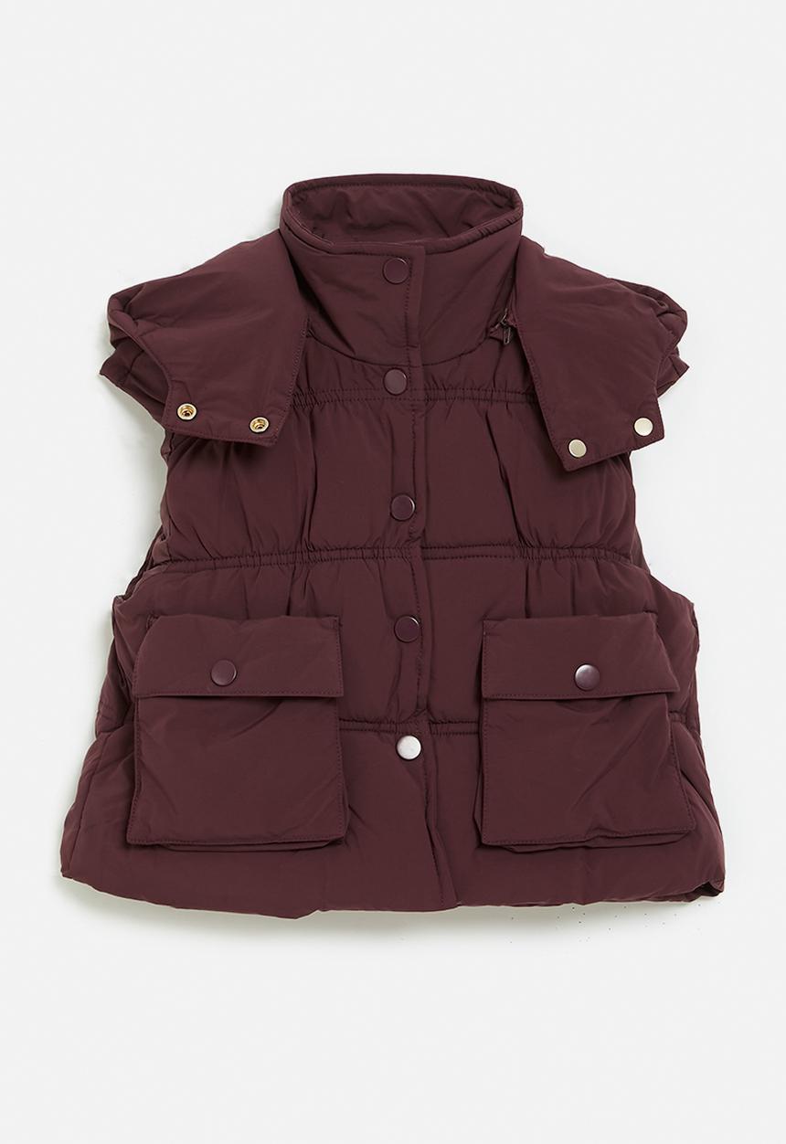 Pop Candy - Gilet-maroon