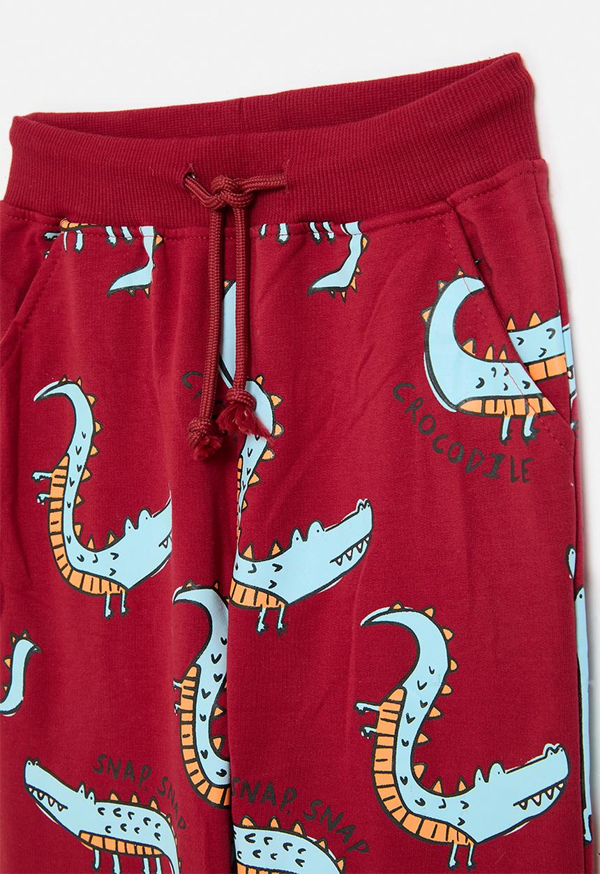Pop Candy - Printed jogger - red
