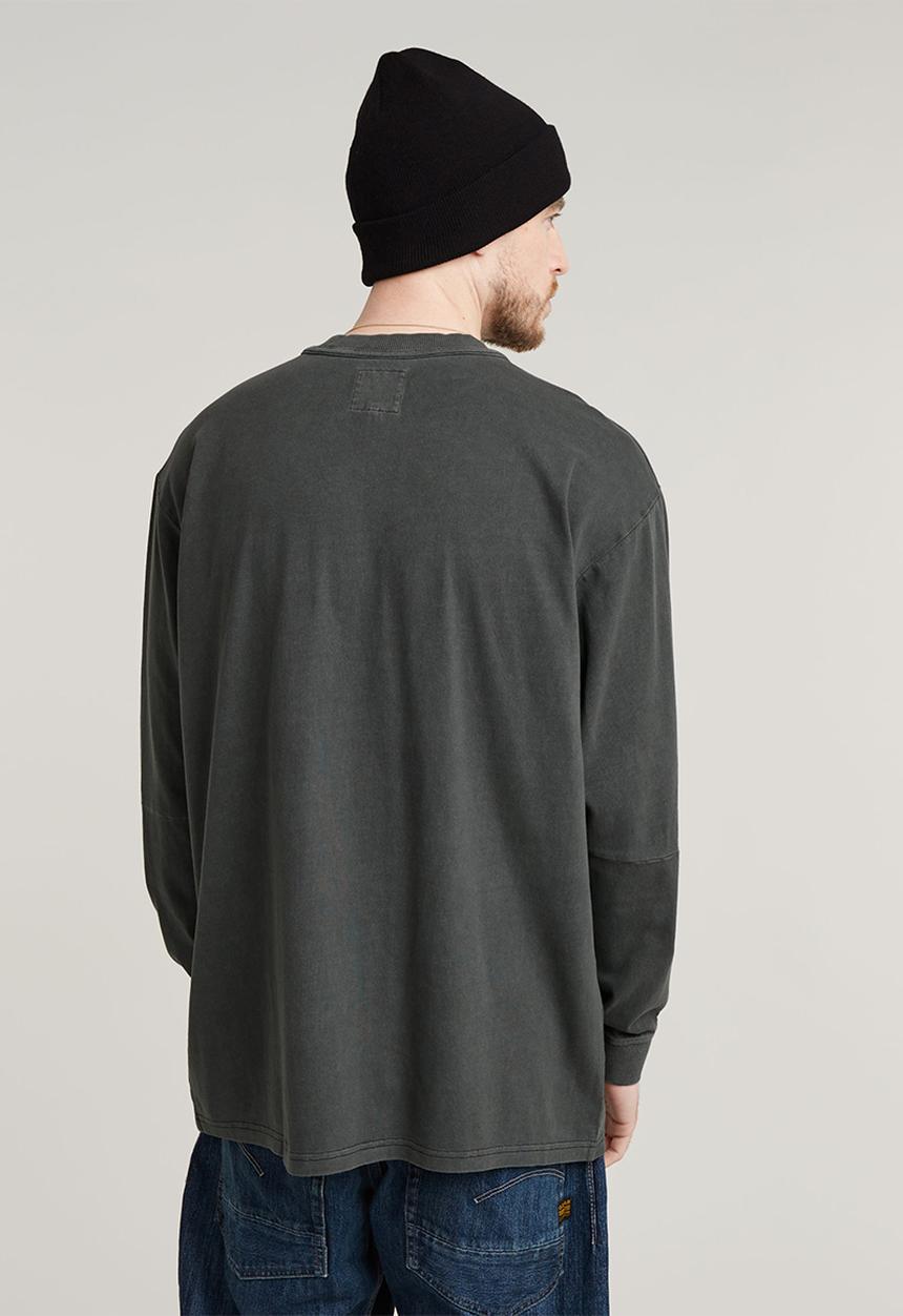 G-STAR - Pigment dye loose r t l\s - dk black gd