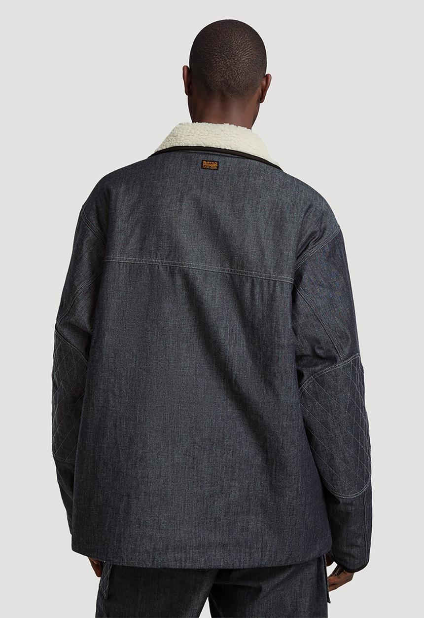 G-STAR - Padded shanorak - raw denim