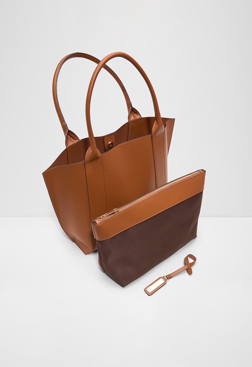 ALDO - Splish tote bag - cognac