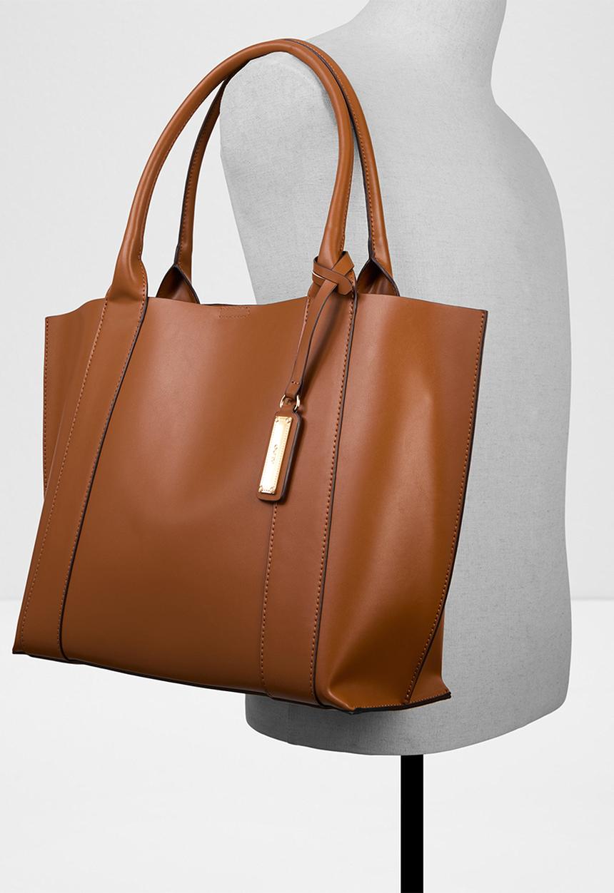 ALDO - Splish tote bag - cognac