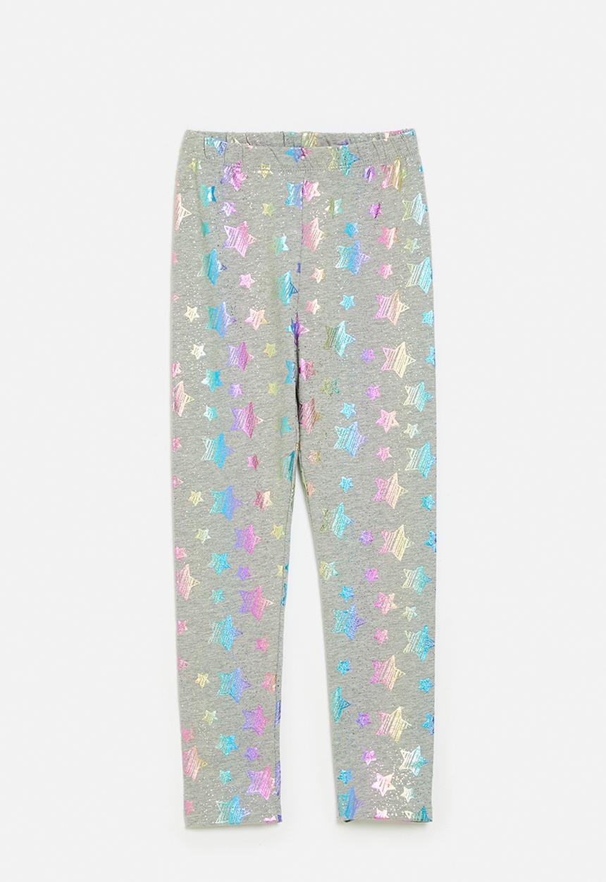 Pop Candy - Printed leggings -grey