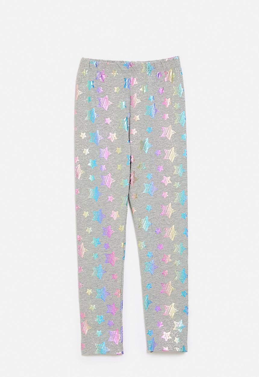 Pop Candy - Printed leggings -grey