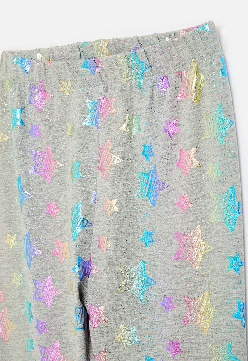 Pop Candy - Printed leggings -grey
