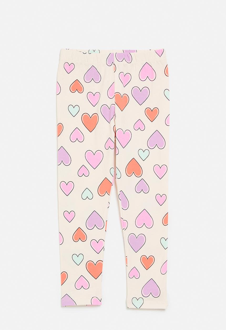 Pop Candy - Printed leggings-ecru