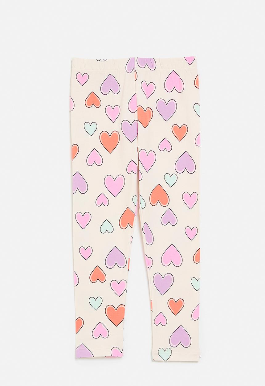 Pop Candy - Printed leggings-ecru