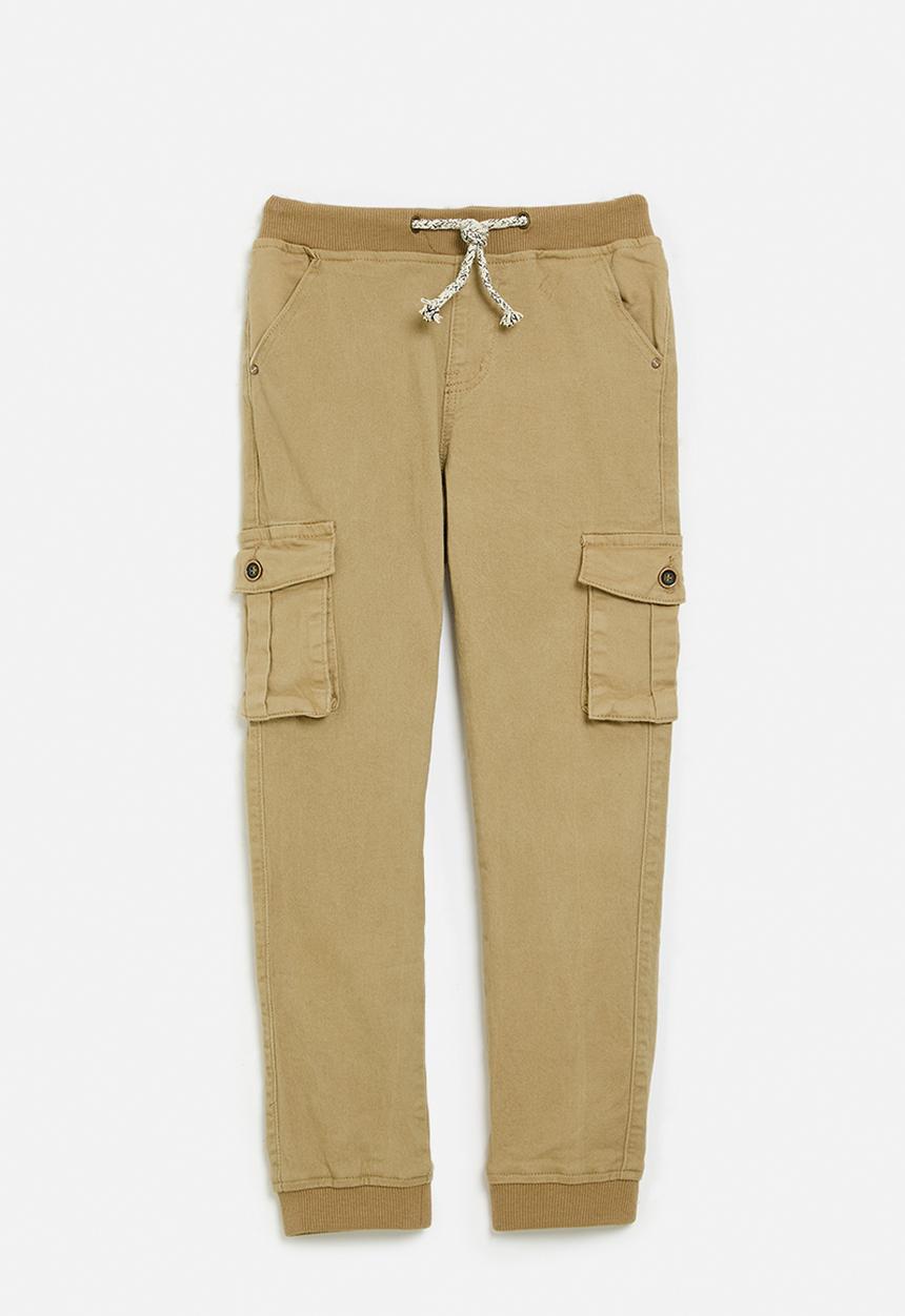 Pop Candy - Utility pants-khaki