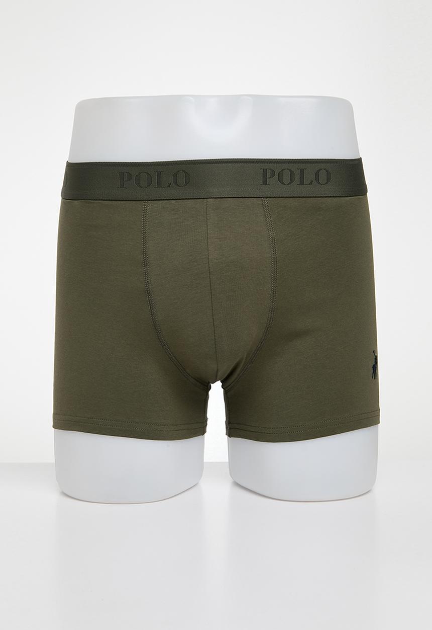 POLO - Men Multi 2 Pack Boxer  - Olive