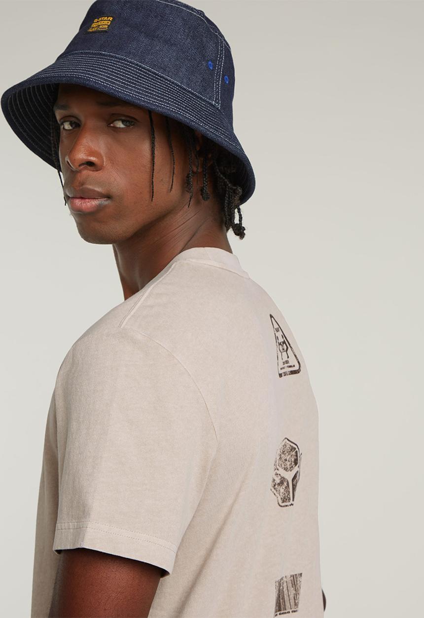 G-STAR - Shipping Gr Overdyed R T - Dk Brick Gd