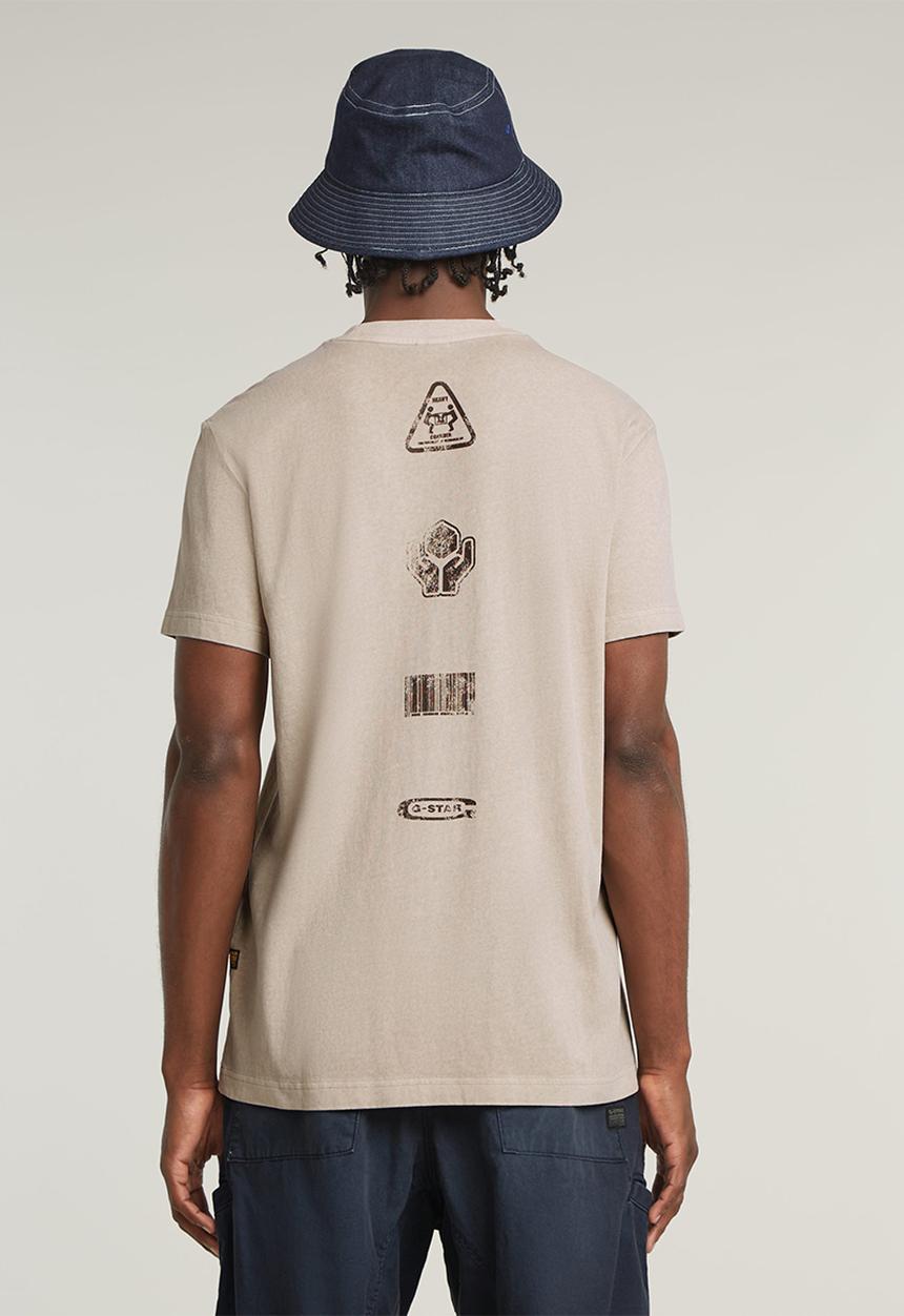 G-STAR - Shipping Gr Overdyed R T - Dk Brick Gd