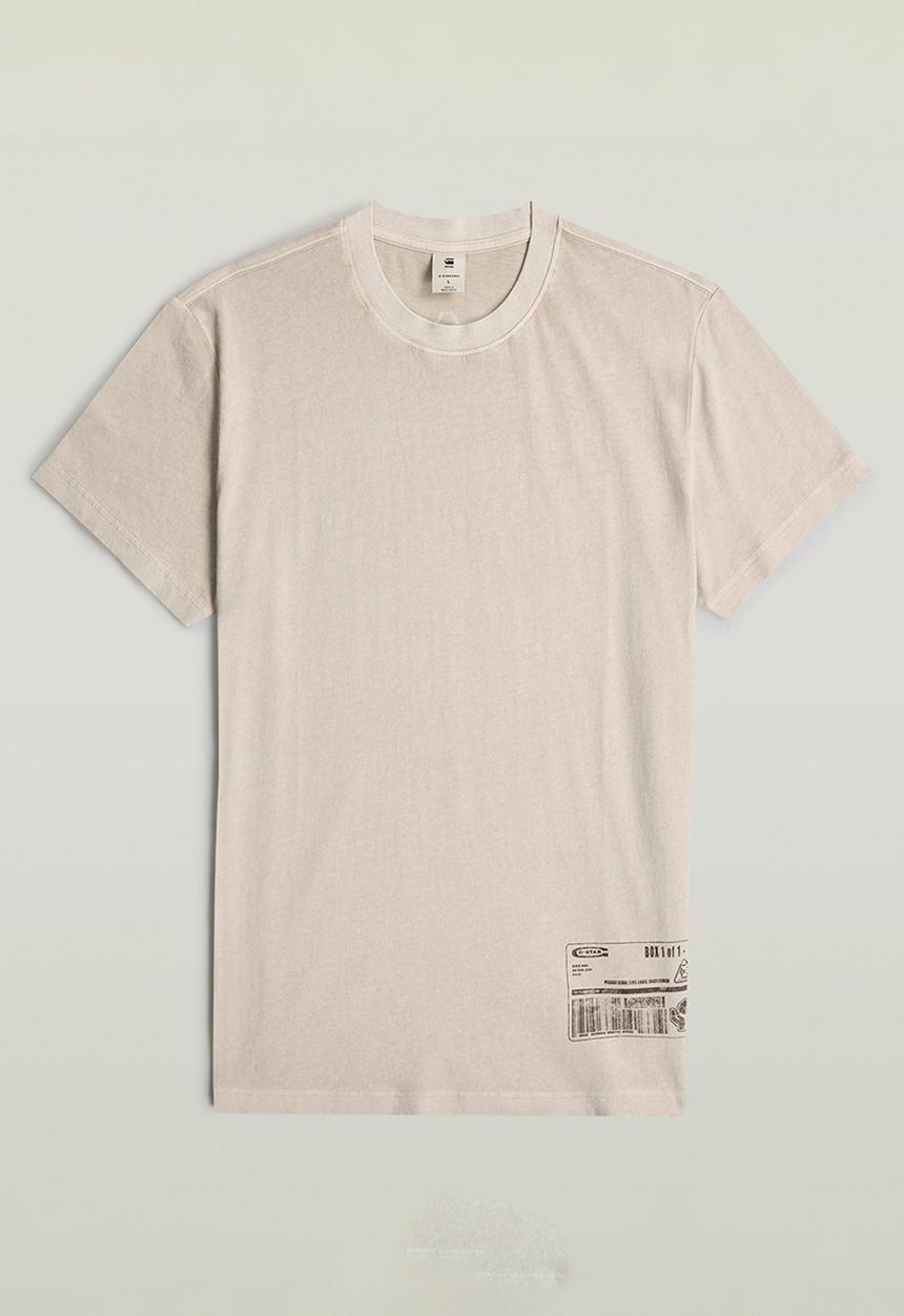 G-STAR - Shipping Gr Overdyed R T - Dk Brick Gd