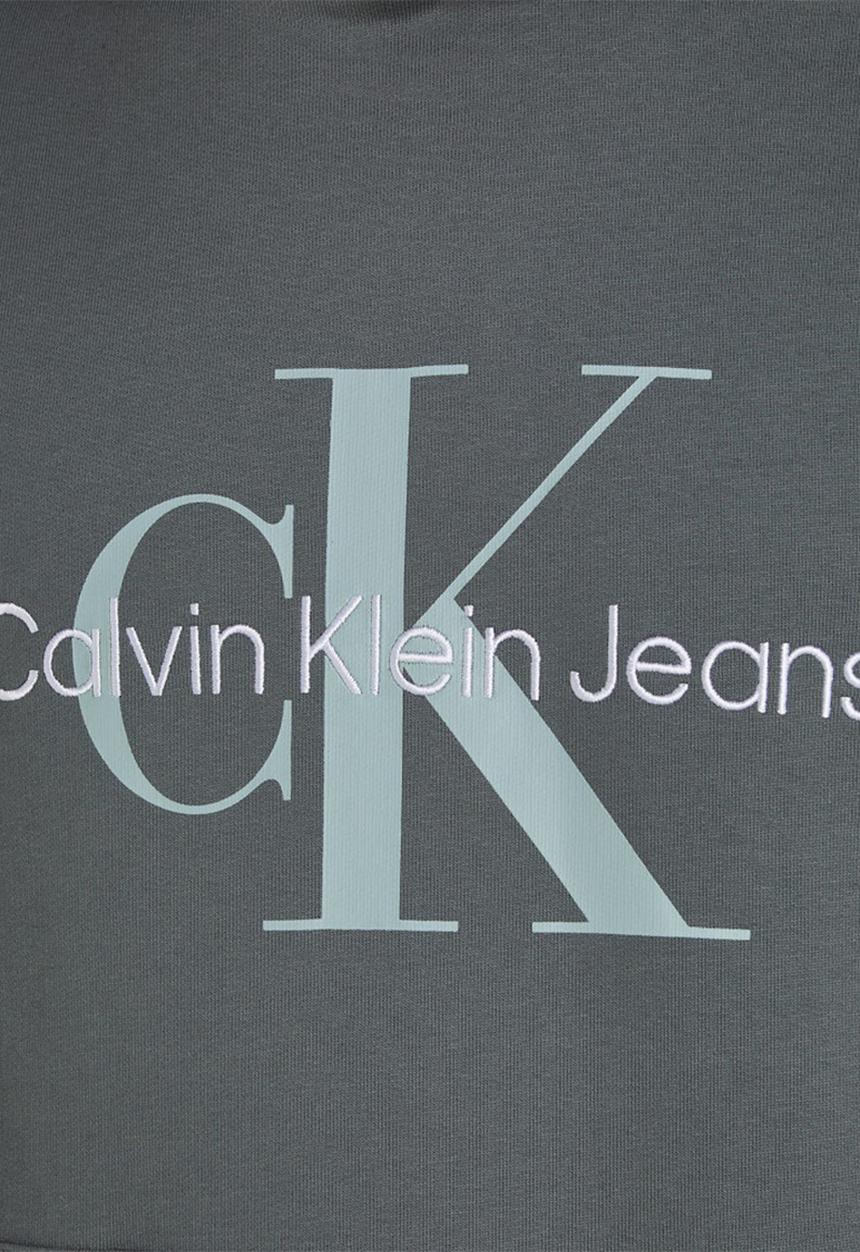 Calvin Klein - Seasonal Monologo Regular Hoodie - Endless Grey