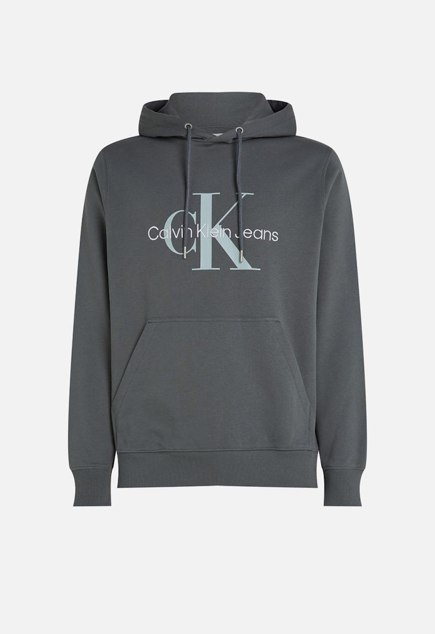 Calvin Klein - Seasonal Monologo Regular Hoodie - Endless Grey
