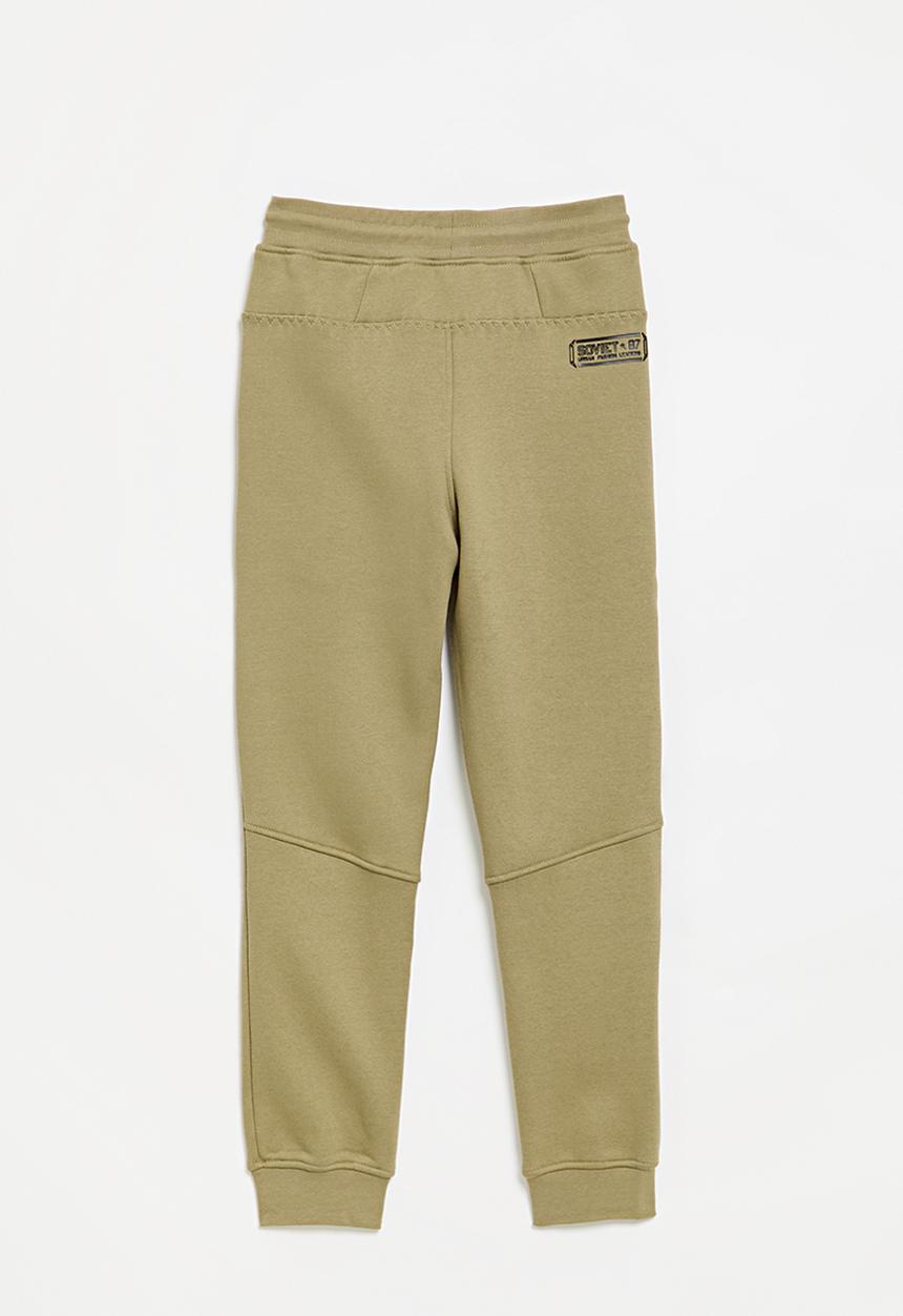 SOVIET - Boys Track Pants - Khaki