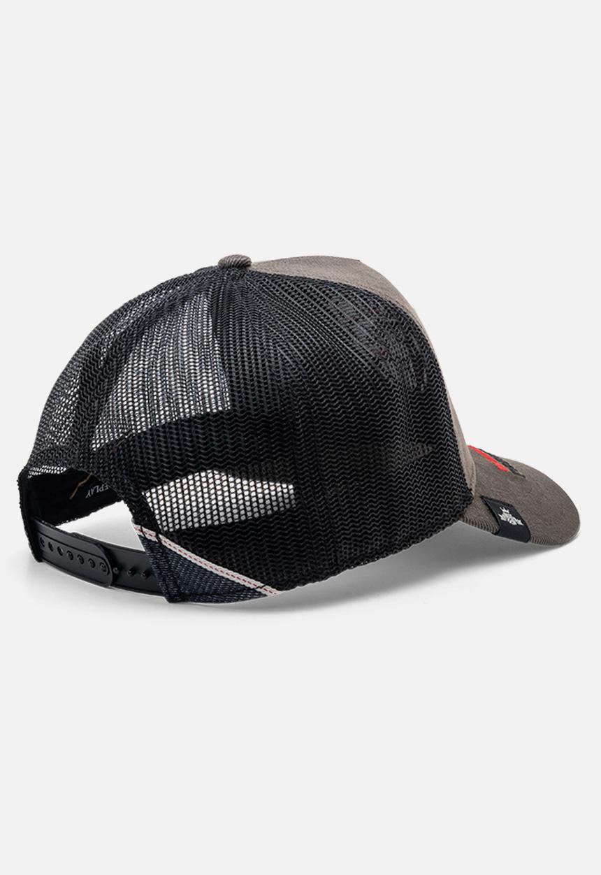 Replay - Oiled Heavy Cotton Twill + Mesh Cap - Washed Black