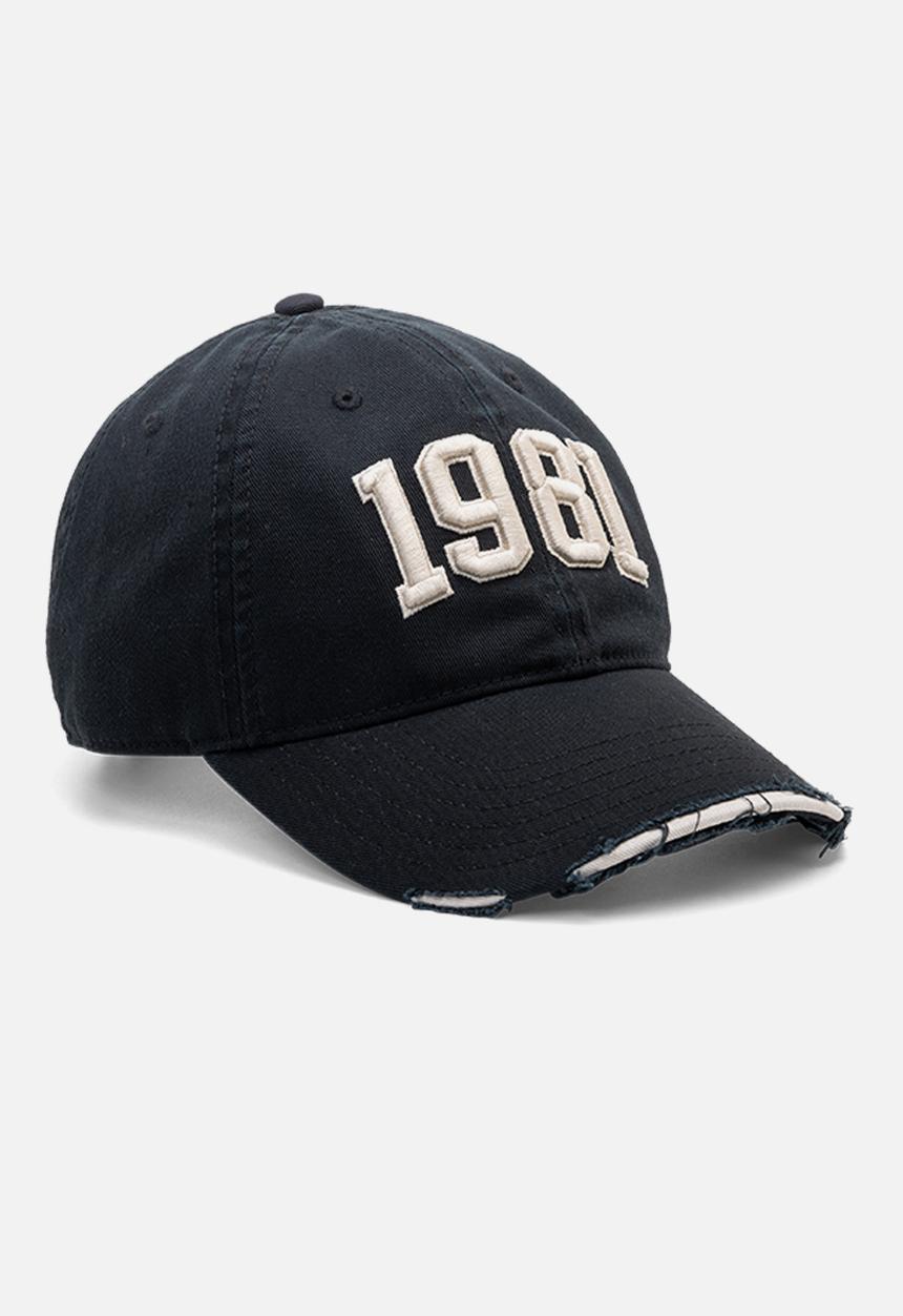 Replay - Washed Heavy Cotton Twill + Broken Part Cap - Black