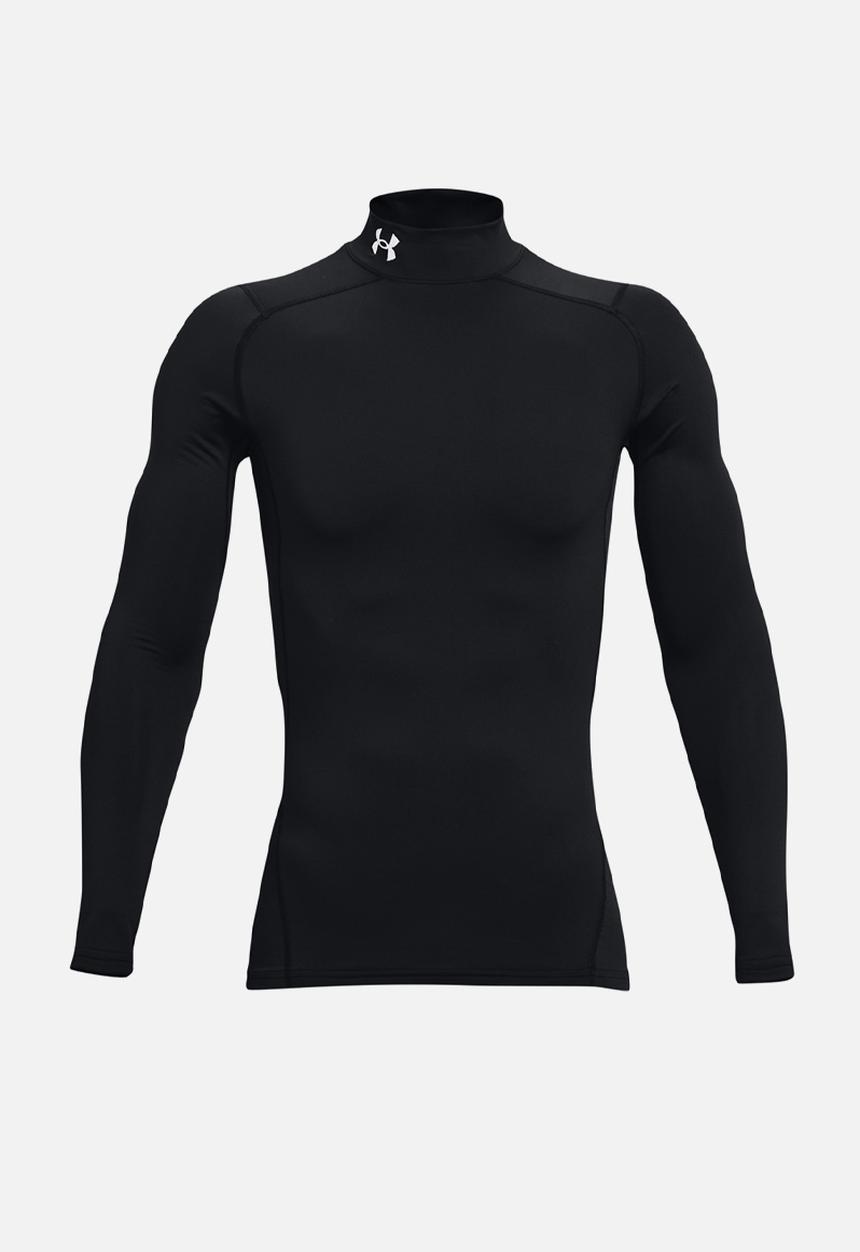 Under Armour - UA ColdGear® Compression  Mock - Black/White