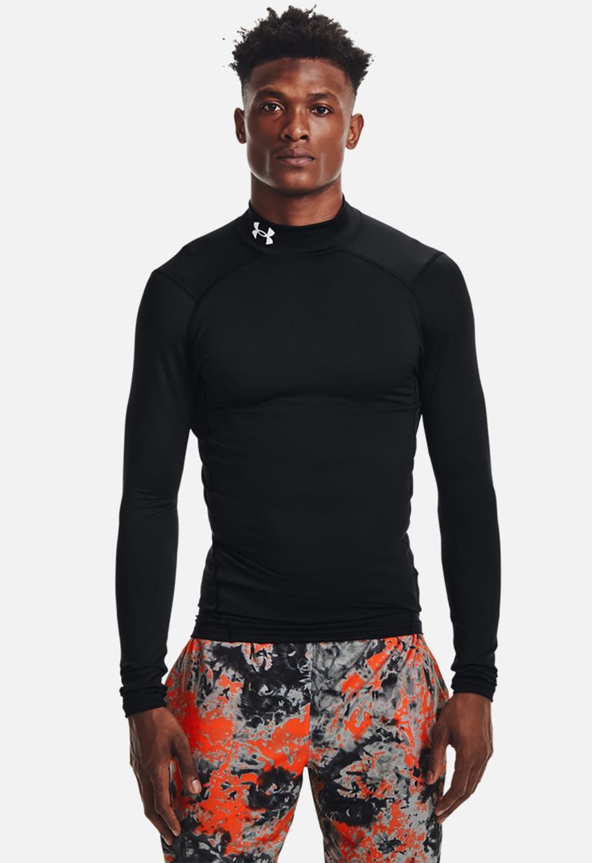 Under Armour - UA ColdGear® Compression  Mock - Black/White