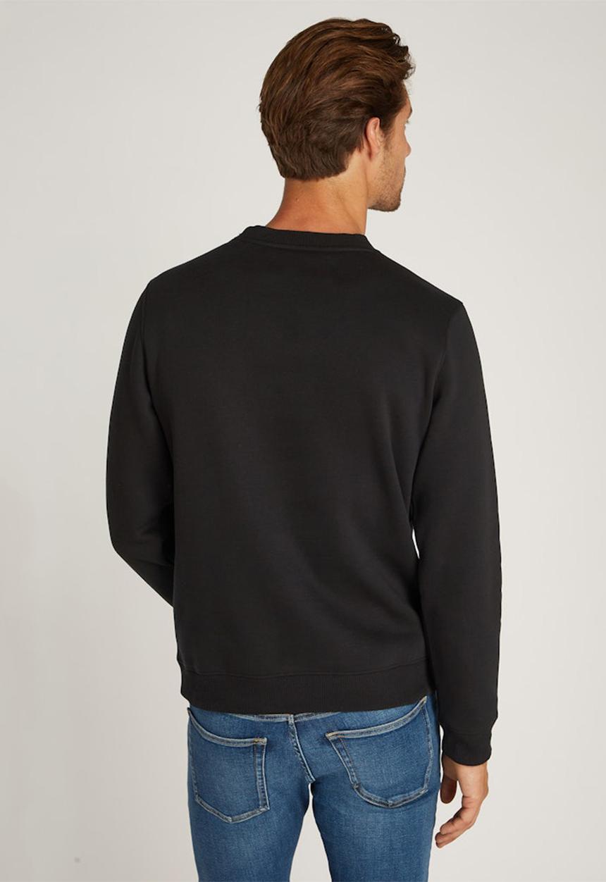Calvin Klein - Outline Monologo Crew Neck - Ck Black