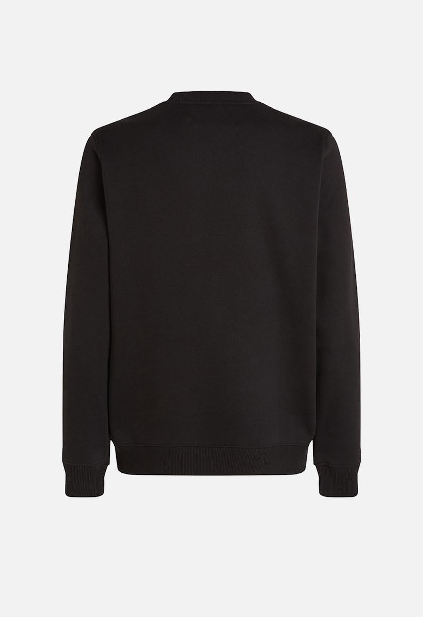 Calvin Klein - Outline Monologo Crew Neck - Ck Black