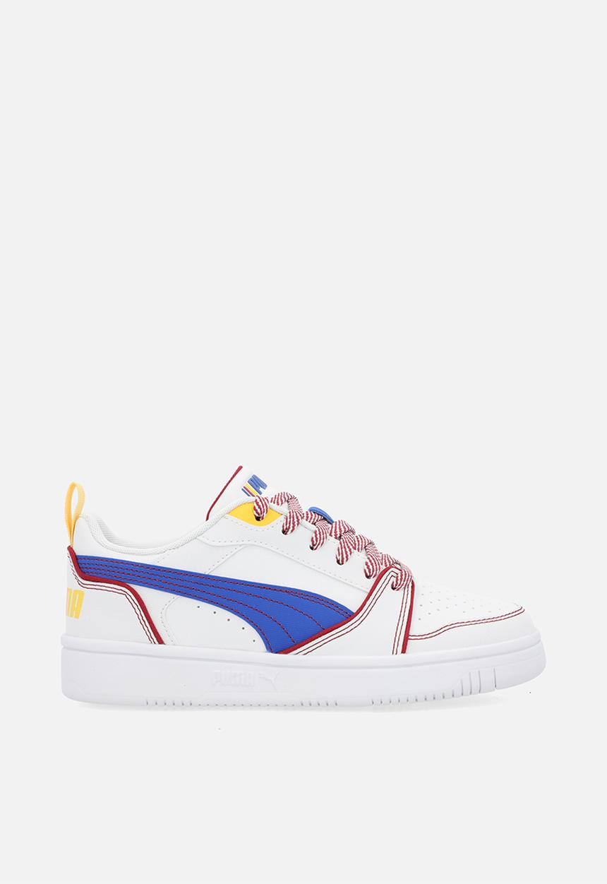 PUMA - Puma Rebound V6 Lo Starblitz Jr - Puma White/Vivid Blue