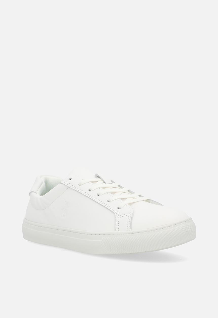 POLO - Classic leather sneaker - white