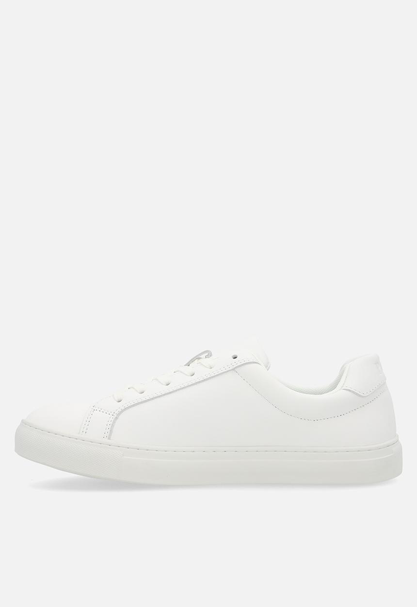 POLO - Classic leather sneaker - white