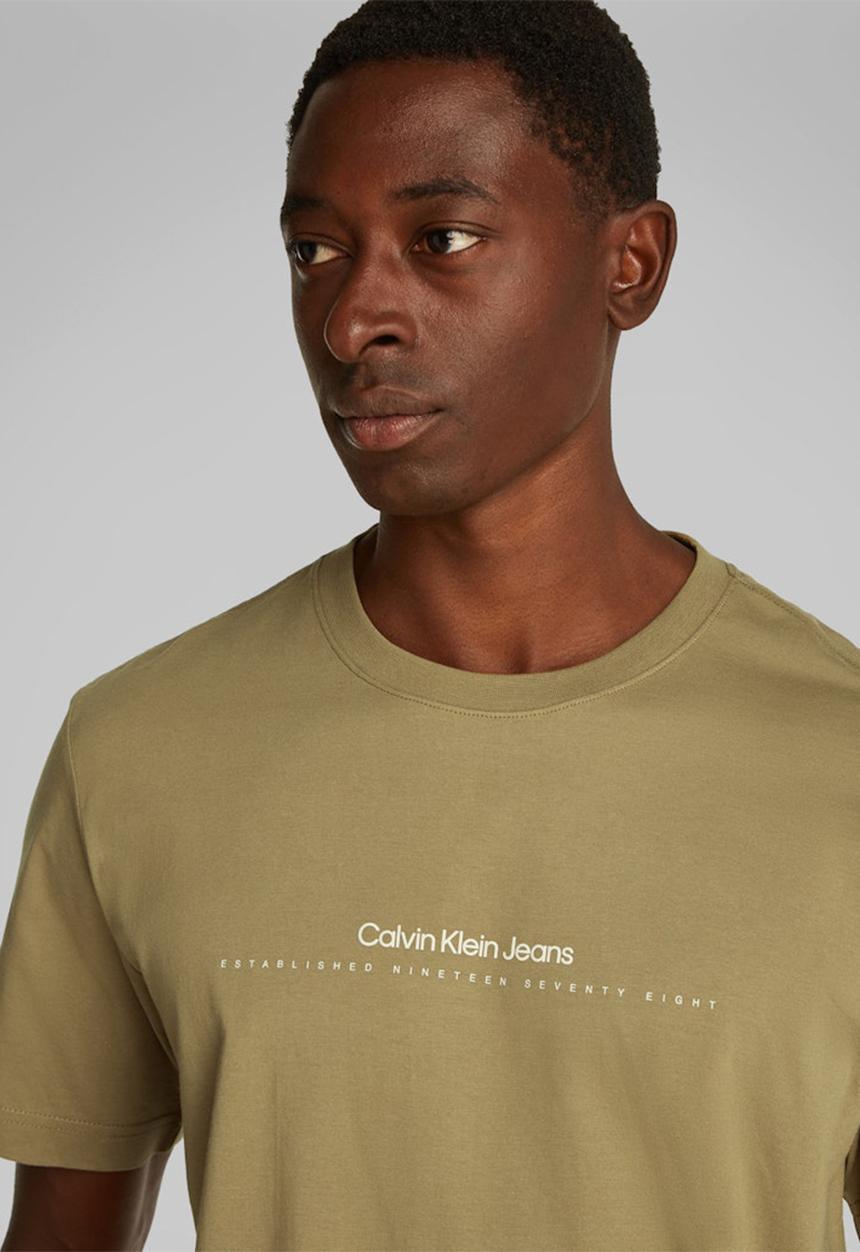 Calvin Klein - Minimal Logo Tee - Gothic Olive