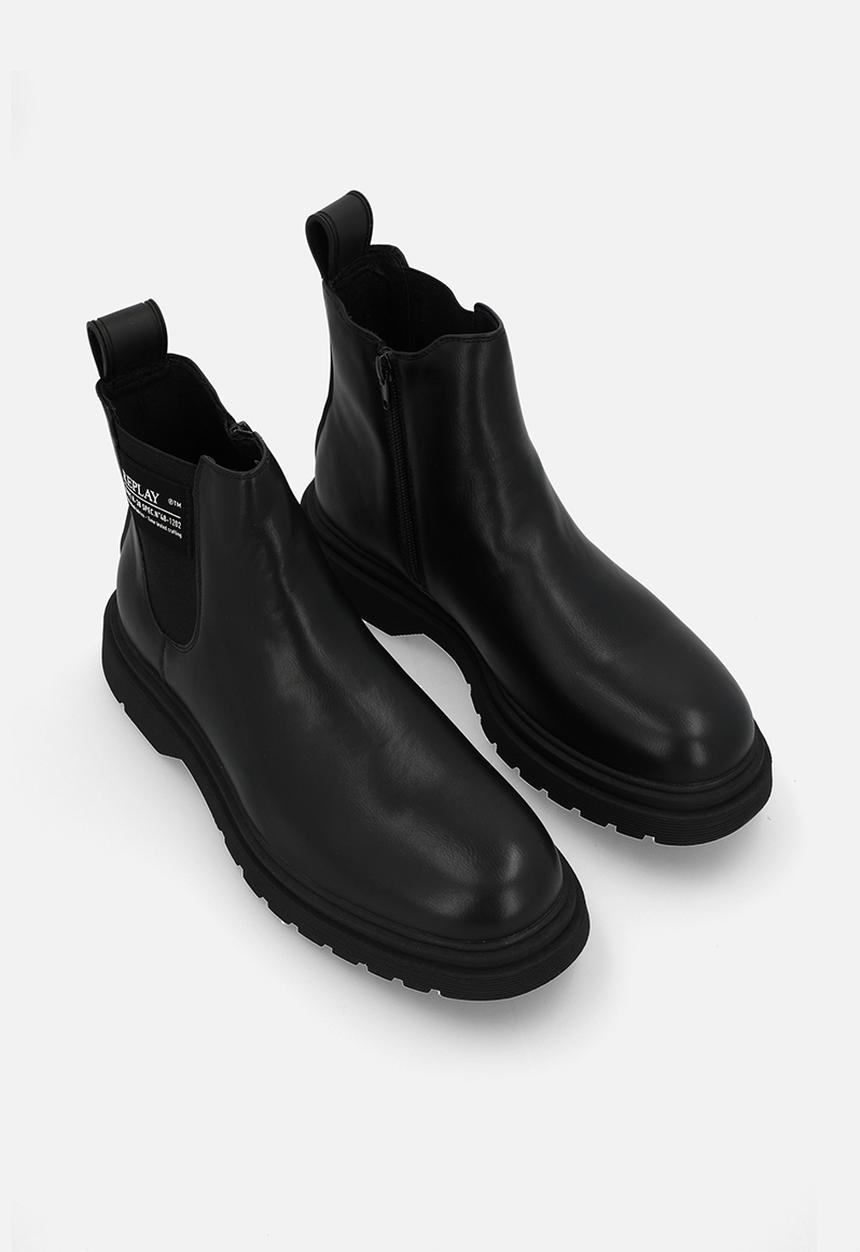 Replay - Pierce chelsea- black leather