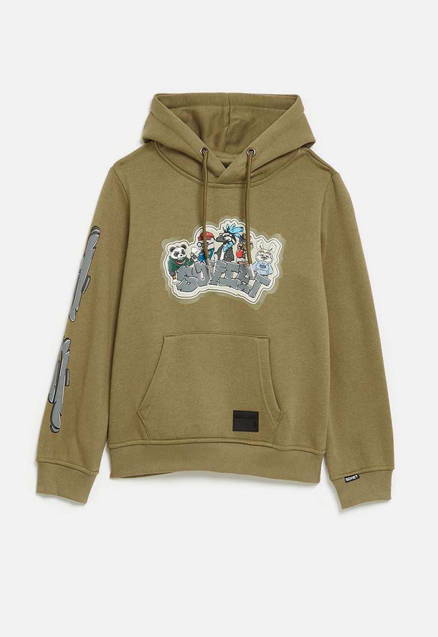 SOVIET - Boys Animation Hoody - Taupe