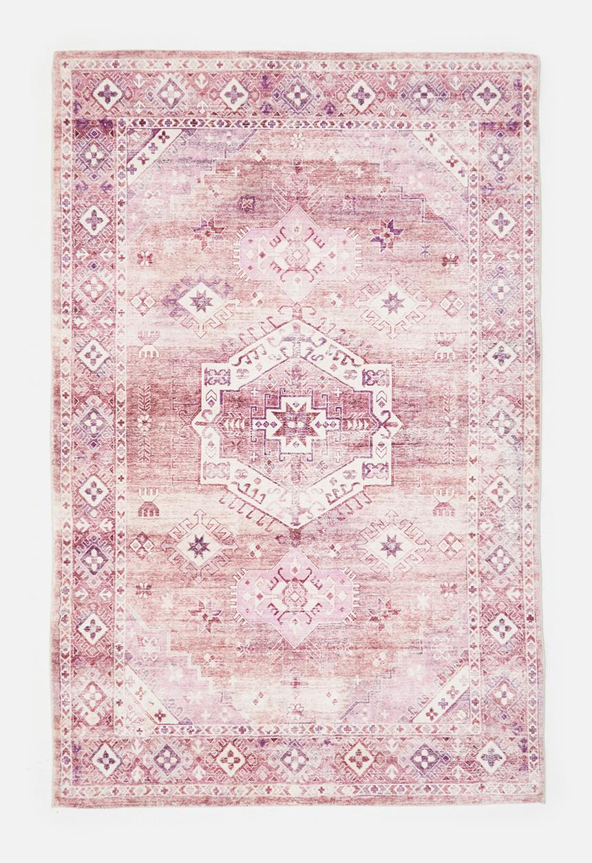 Sixth Floor - Lizo plush antique rug - Pink