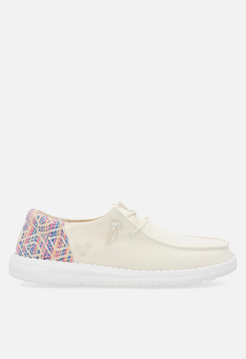 Hey Dude - Wendy Funk Surf Baja slip on - Ivory/Multi